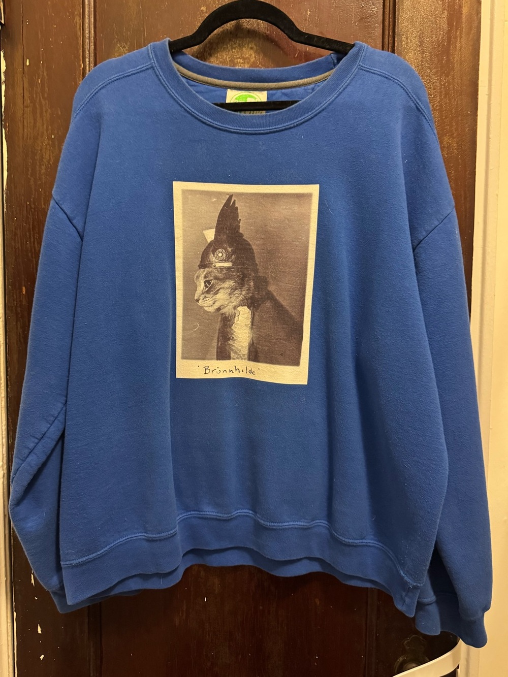 XL Blue Graphic Sweatshirt